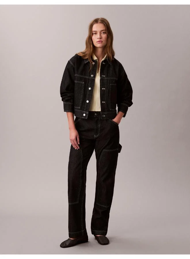 Calvin Klein Jeans  Casual Straight Fit Jeans for Women | Best Price UAE